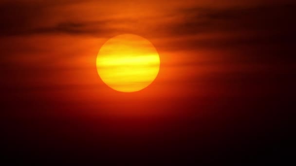 Sonnenuntergangslandschaft auf Phuket, Zeitraffer — Stockvideo