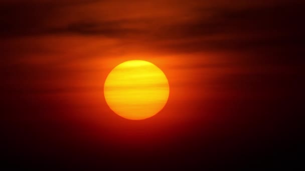 Zonsondergang landschap bij Phuket — Stockvideo