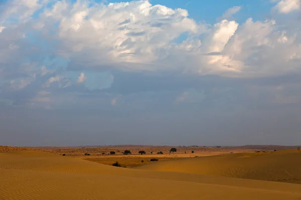 Thar Desert and Blue Sky — Stock Photo, Image