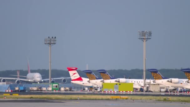 Asiana Airbus 380 partida — Vídeo de Stock