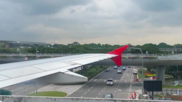 Terminal Four in Changi Airport — Stock Video