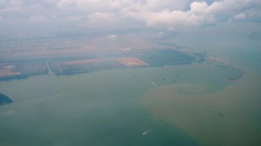 Havadan görünümü Singapur Changi Havaalanı