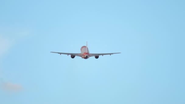 EasyJet Airbus 320 avgång — Stockvideo