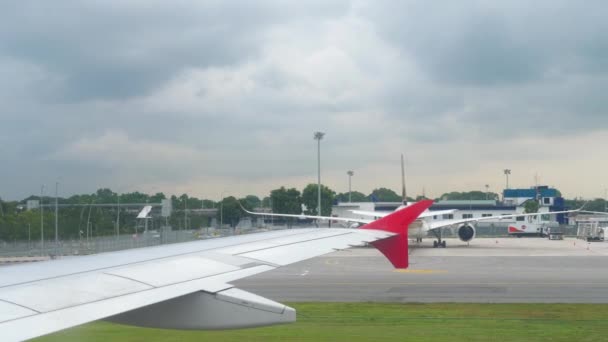 Terminal Four in Changi Airport — Stock Video