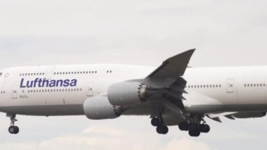 Frankfurt 'a inen uçak