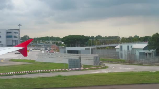 Terminal Cuatro en Changi Aeropuerto — Vídeo de stock