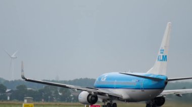 KLM Boeing 737 hızlandırmak gidiş daha önce