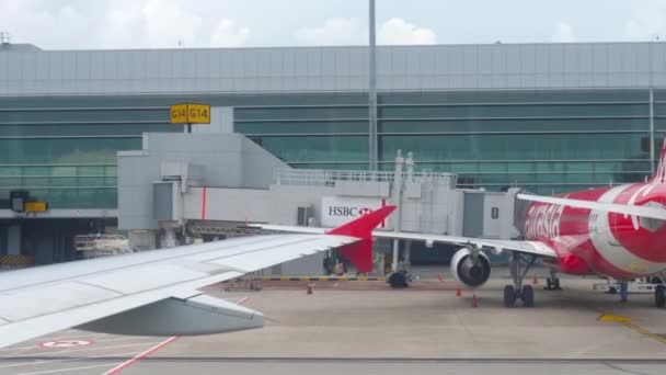 A Changi repülőtér terminál négy — Stock videók