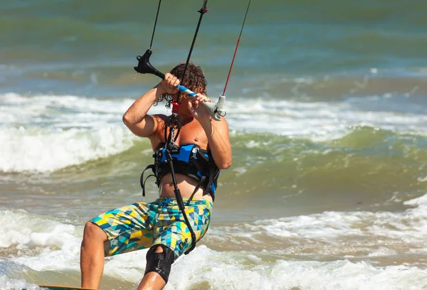 Kitesurfer atlet foto — Stockfoto