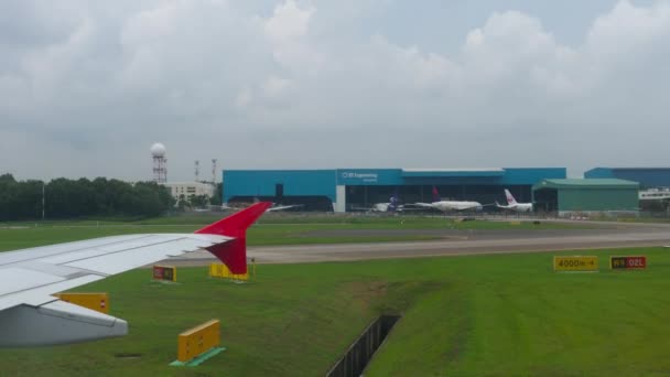 Czterech terminali w Changi Airport — Wideo stockowe