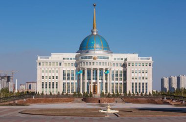 Kazakistan'da Hükümet binası Ak Orda
