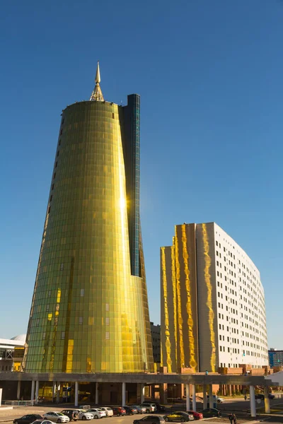 Golden Towers Kazakhstan — Stock Photo, Image