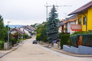 Bir Alman köyünün sokakları