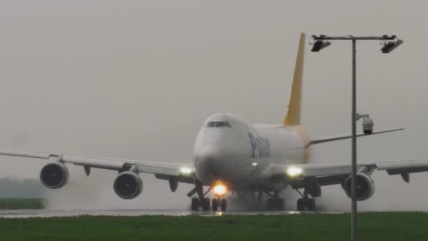 极地波音747起飞 — 图库视频影像