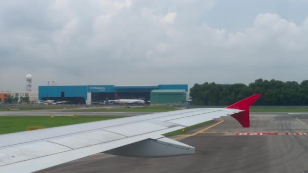 Czterech terminali w Changi Airport — Wideo stockowe