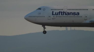 Frankfurt 'a inen uçak