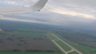 Kalkan uçağın hava görüntüsü