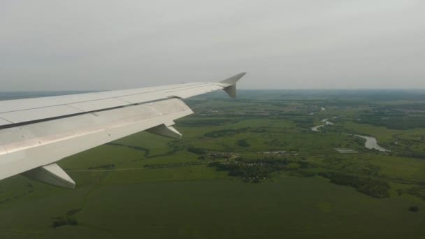 Vista aérea suburbio de la ciudad de Kazán — Vídeos de Stock