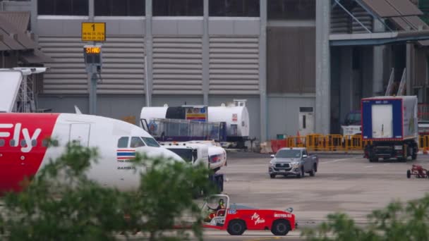 Самолет Airbus 320 — стоковое видео