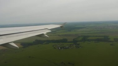 Kazan şehrinin hava manzaralı banliyösü