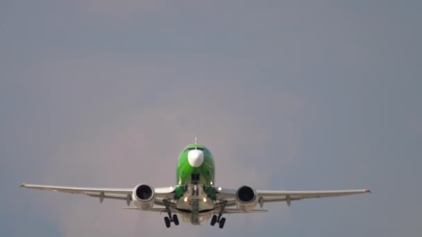 Germania Boeing 737 Abflug — Stockvideo