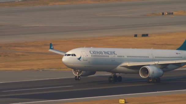 A330 airliner taking off — Stock Video