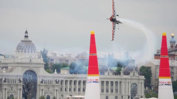 Rendimiento del avión de carreras — Vídeos de Stock