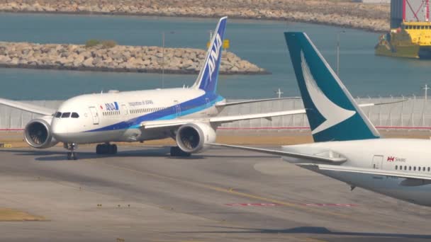 香港国際空港での交通 — ストック動画