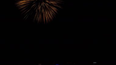 Şehir Festivali 'nde renkli havai fişekler