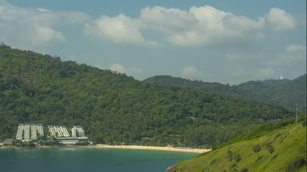 Timelapse del paisaje tropical — Vídeo de stock