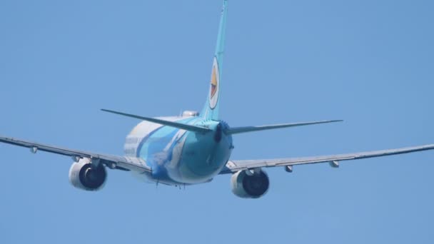 Avión con salida desde Phuket — Vídeo de stock