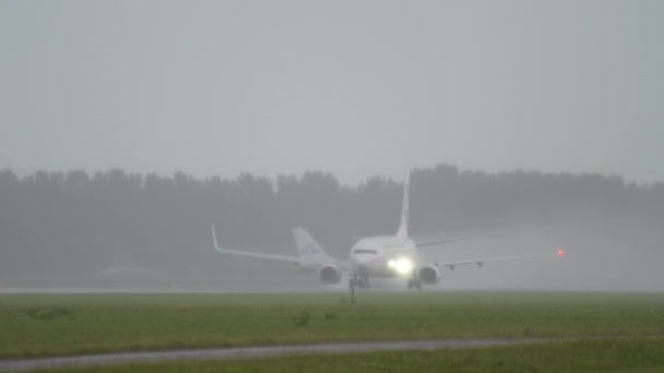Transavia Boeing 737 despegando — Vídeo de stock