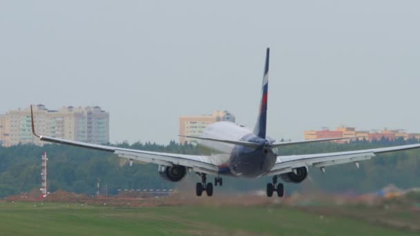 Προσγείωση αεροσκάφους Airbus A320 — Αρχείο Βίντεο