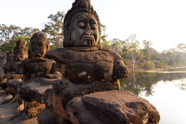 Kamboçya. Angkor Wat 02,2019 Saray 'ın parçaları. Sights.