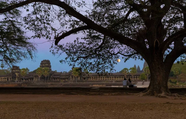 Kambodja. Angkor Wat 02,2019 fragment av palatset. Sevärdheter. — Stockfoto