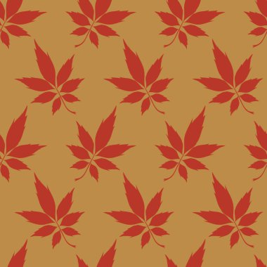 ile sorunsuz çiçek desenli vektör yapraklar