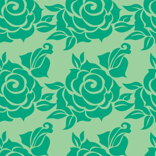 Motif Floral Vectoriel Sans Couture Avec Des Feuilles Contexte Plante — Image vectorielle