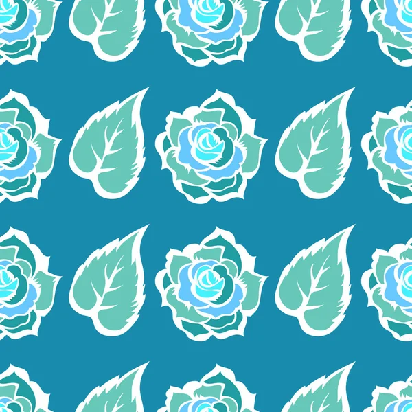 Pattern from roses — Stock Vector