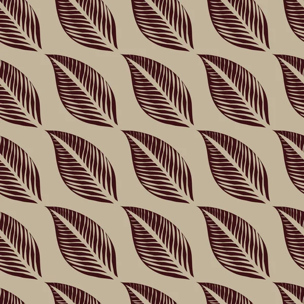 Muster aus Blättern — Stockvektor