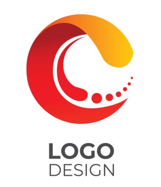 Vektör rengi soyut modern logo. Logotype ve sembol