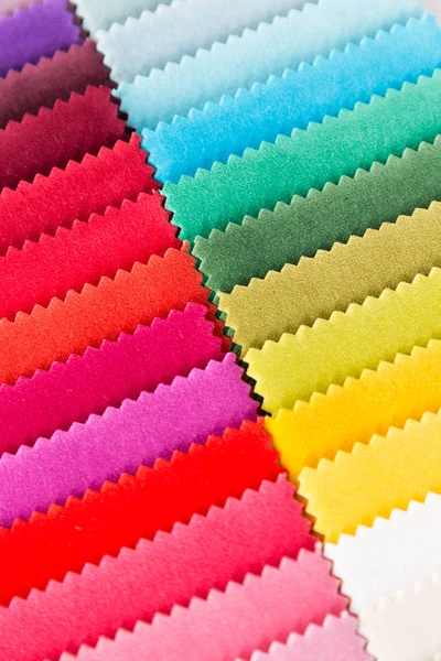 Multi Color Fabric Texture Samples — Stock Photo, Image