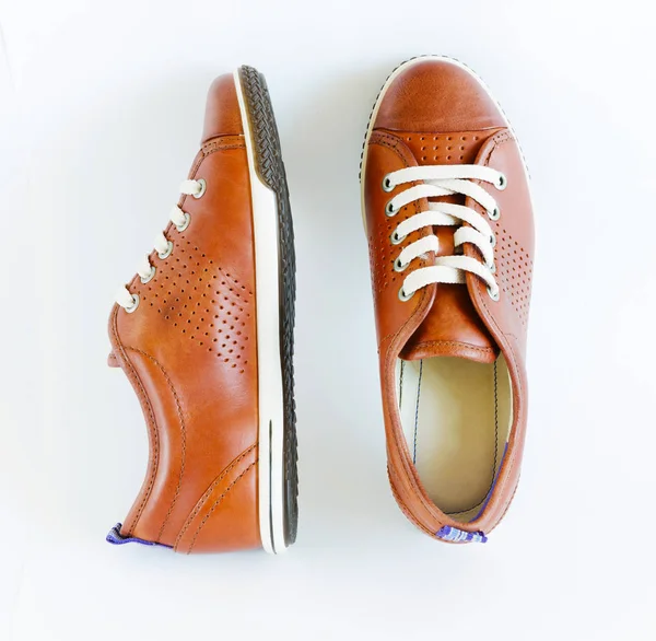 Isolado Estilo Moderno Unissex Correndo Sapatos — Fotografia de Stock