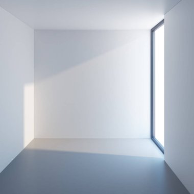 boş iç mekan, 3d render