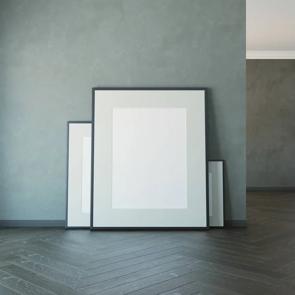 Blank Picture Wall — Stock Photo, Image