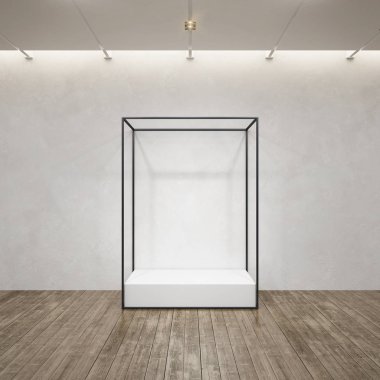 Çatı katının içine metal askı döşemesi, 3 boyutlu.