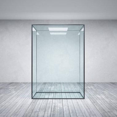 Çatı katının içine metal askı döşemesi, 3 boyutlu.