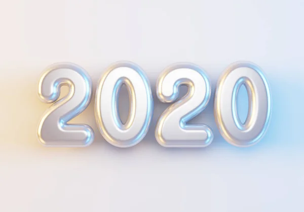 2020 Feliz ano novo design criativo fundo ou cartão de saudação — Fotografia de Stock