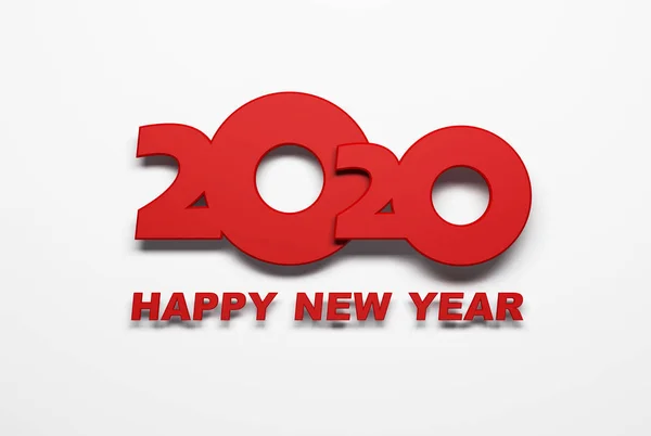 2020 Happy new year creative design background or greeting card — Stock Photo, Image