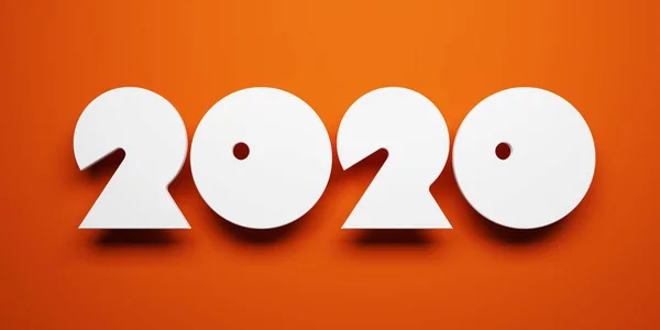 2020 Feliz ano novo design criativo fundo ou cartão de saudação — Fotografia de Stock