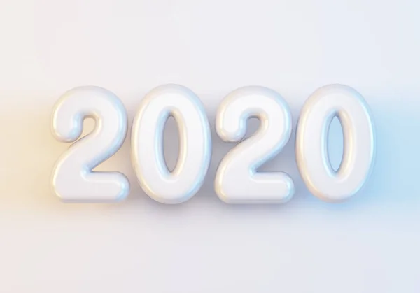 2020 Feliz ano novo design criativo fundo ou cartão de saudação — Fotografia de Stock